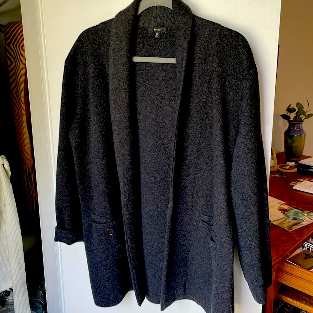 J CREW knit blazer. Size medium